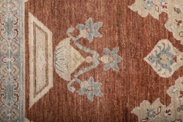 Fine Chob Rang Prayer Rug 147cm x 88cm / 4'10'' x 2'11'' - Image 5