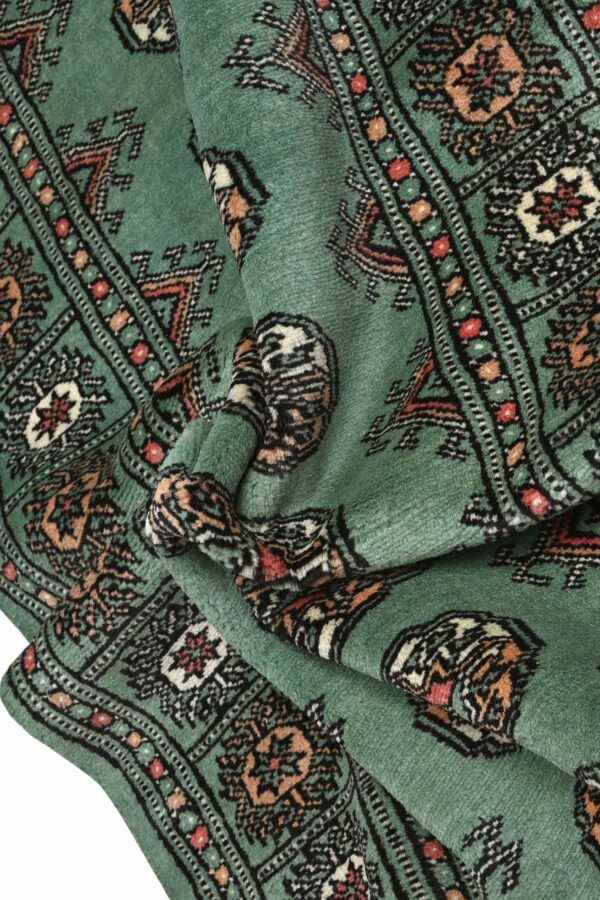 Pakistan Bokhara Runner 296cm x 77cm / 9ft 8in x 2ft 6in - Image 5