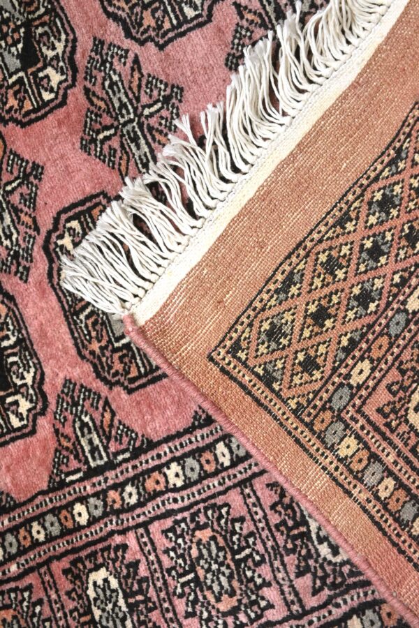Handknotted Bokhara Runner 300cm x 79cm / 9ft 10in x 2ft 7in / Wool - Image 7