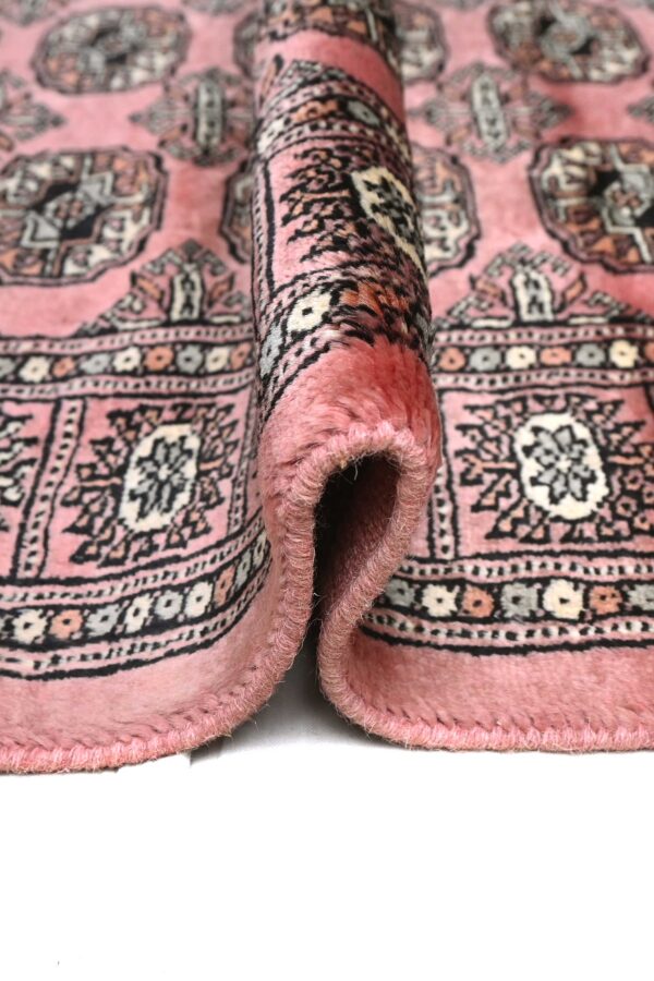 Handknotted Bokhara Runner 300cm x 79cm / 9ft 10in x 2ft 7in / Wool - Image 5