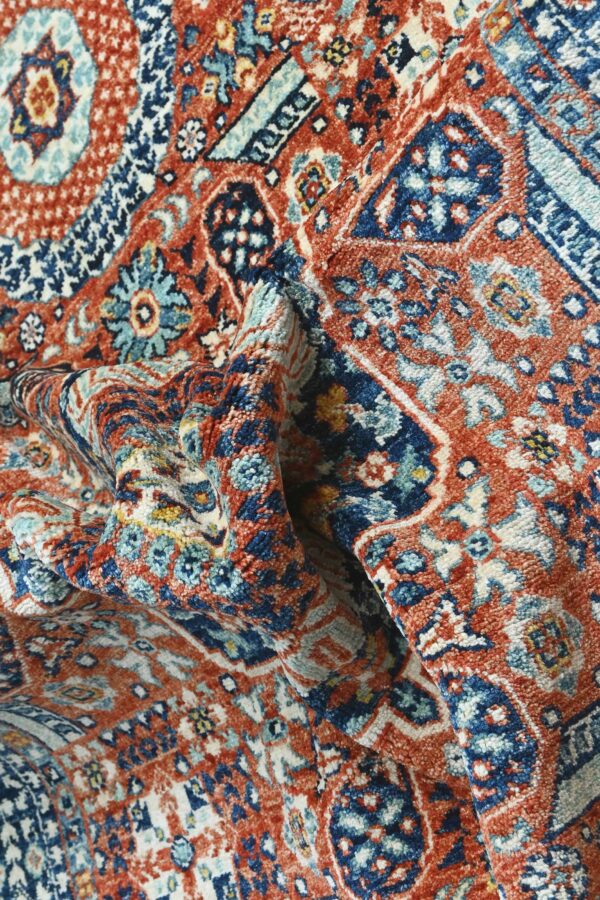 Afghan Mamluk Chob Rang Rug 178cm x 117cm / 5ft 10in x 3ft 10in - Image 5