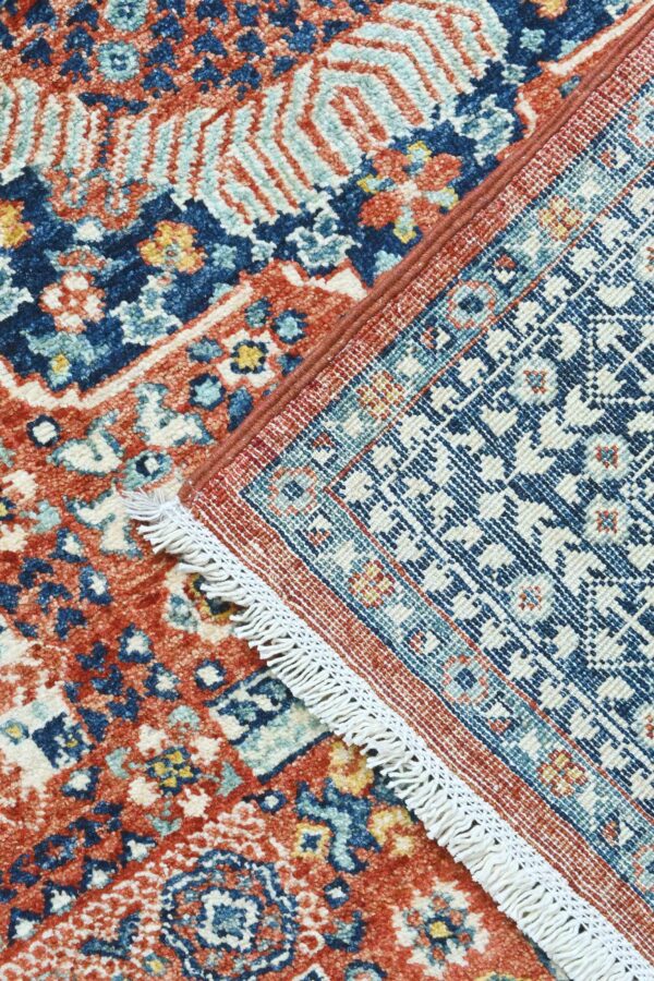 Afghan Mamluk Chob Rang Rug 178cm x 117cm / 5ft 10in x 3ft 10in - Image 6