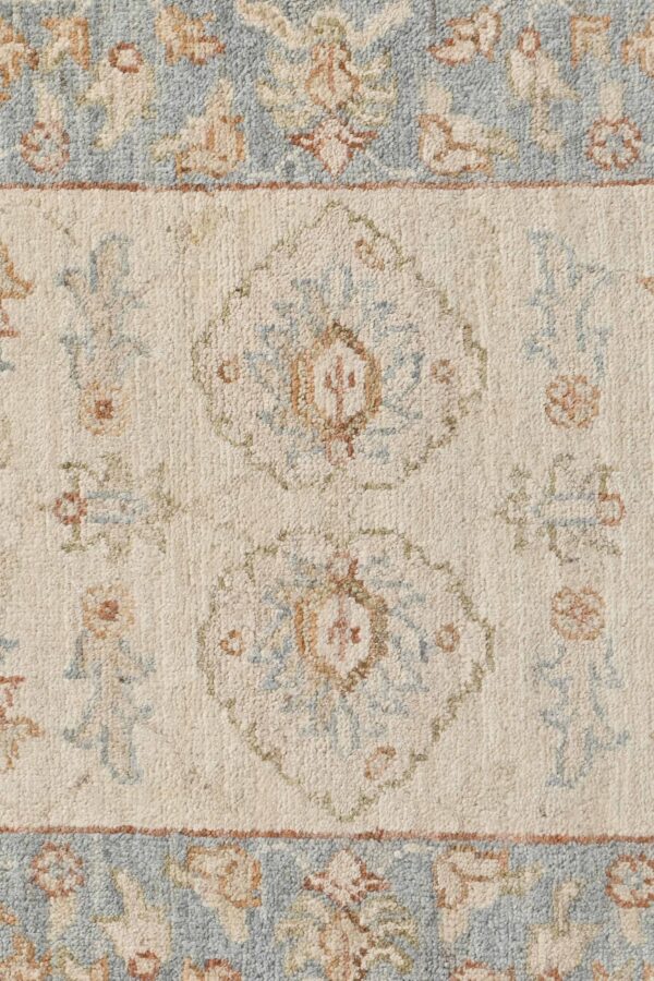 Handknotted Afghan Ziegler Runner 188cm x 61cm / 6ft 2in x 2ft / Wool - Image 3