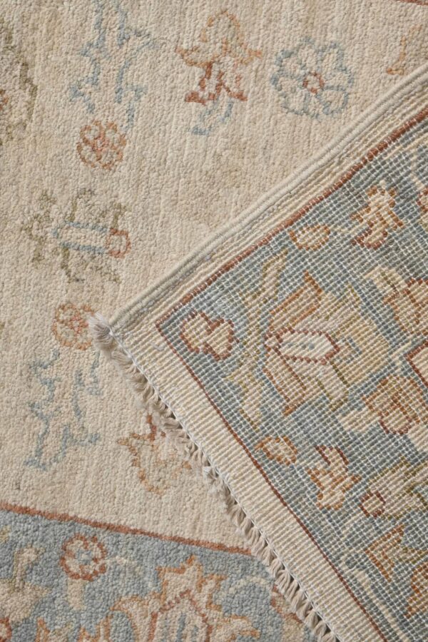 Handknotted Afghan Ziegler Runner 188cm x 61cm / 6ft 2in x 2ft / Wool - Image 6