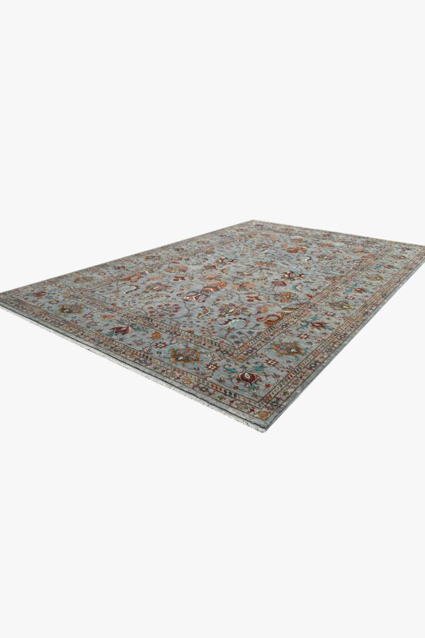Sultani Handknotted Afghan Rug 301cm x 209cm / 10ft 10in x 6ft 10in - Image 7