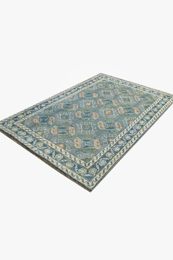 Afghan Abshar Rug 168cm x 112cm / 5ft 6in x 3ft 8in - Image 3