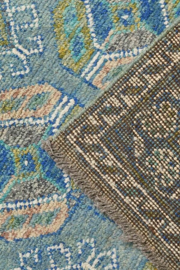 Afghan Abshar Rug 168cm x 112cm / 5ft 6in x 3ft 8in - Image 7