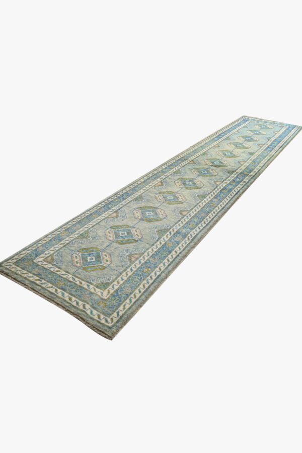 Afghan Abshar Runner 398cm x 86cm / 13ft x 2ft 10in - Image 7