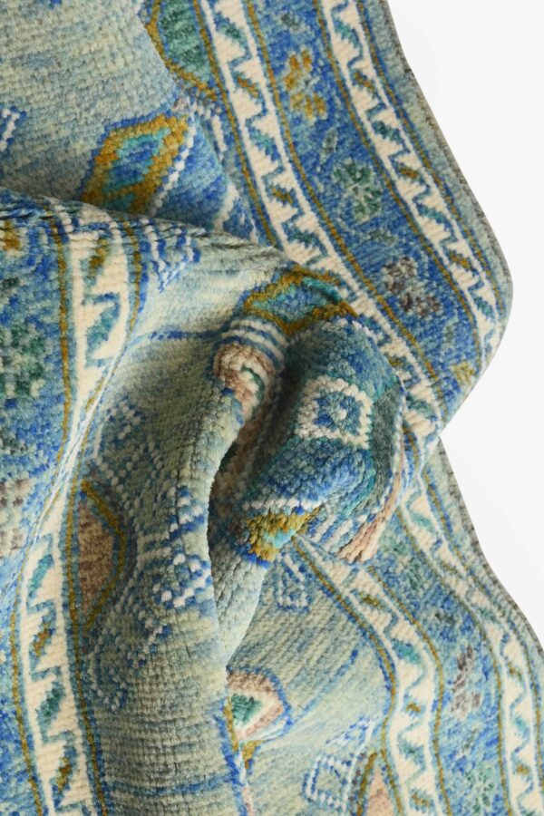 Afghan Abshar Runner 398cm x 86cm / 13ft x 2ft 10in - Image 5