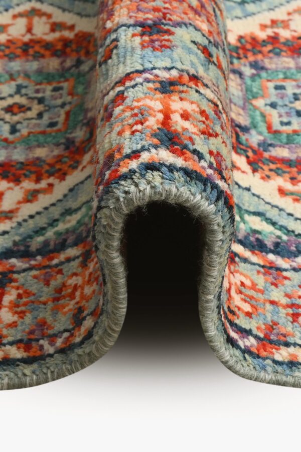 Afghan Abshar Hallway Runner 242cm x 65cm / 8ft x 2ft 1in - Image 4