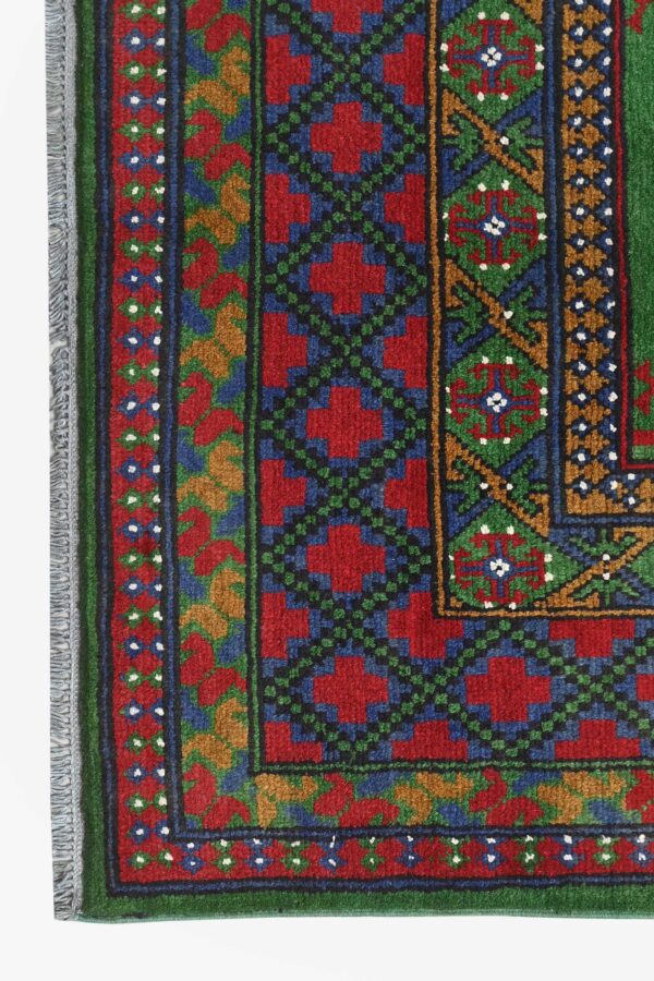 Afghan Aqchae Handknotted Rug 284cm x 199cm /  9ft 4in x 6ft 6in - Image 2