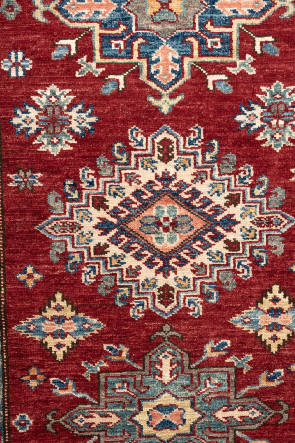 Fine Kazak 397cm x 83cm / 13' x 2'9'' - Image 6